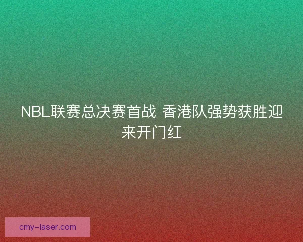 NBL联赛总决赛首战 香港队强势获胜迎来开门红